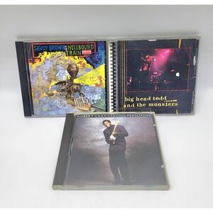 Blues Rock CD Lot Savoy Brown Big Head Todd & The Monsters The Robert Cray Band